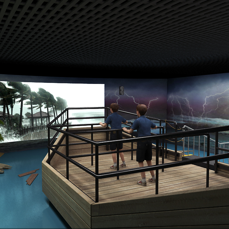 裸眼3D轨道影院、VR体验馆、vr科普、台风地震体验馆